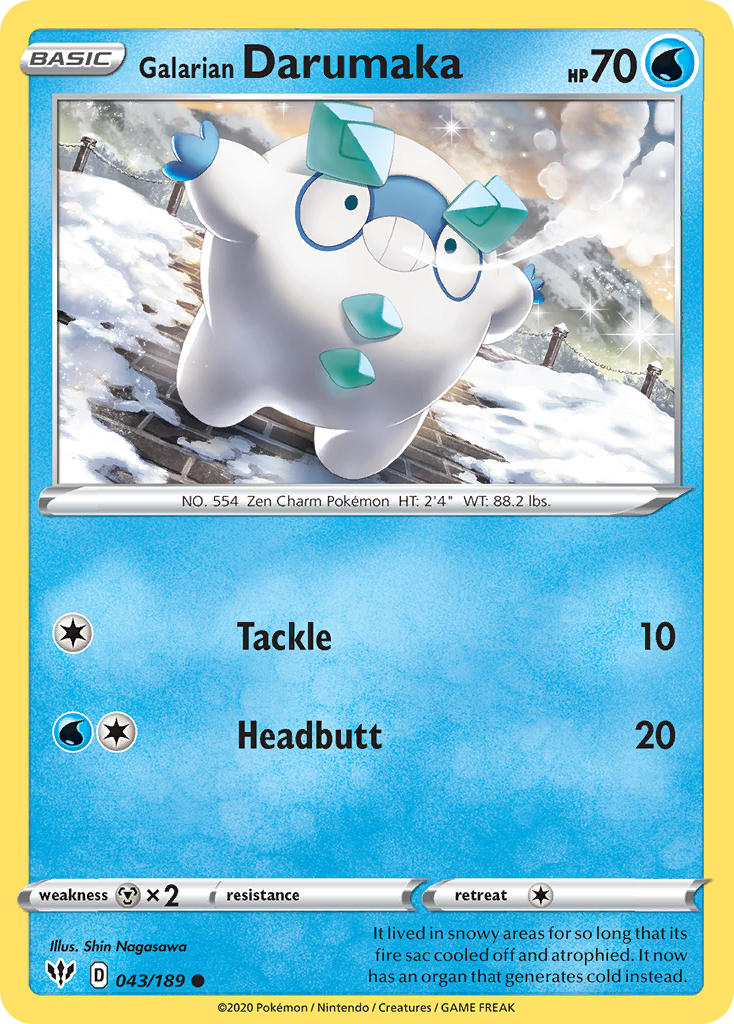 Galarian Darumaka [Reverse Holo]
